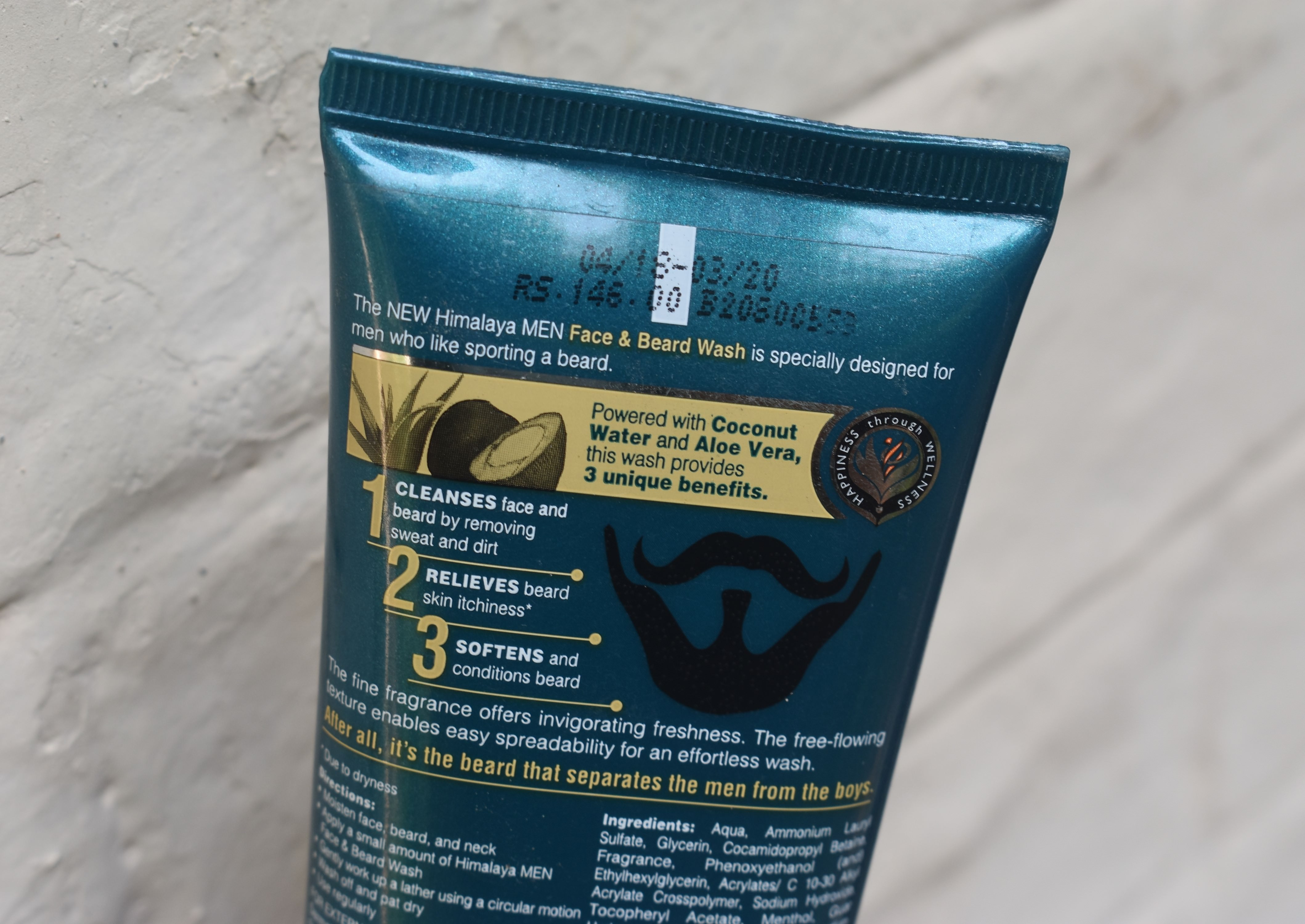 Himalaya Men Face and Beard Face Wash Review