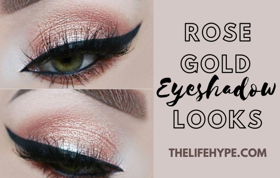 rose gold eyeshadow looks