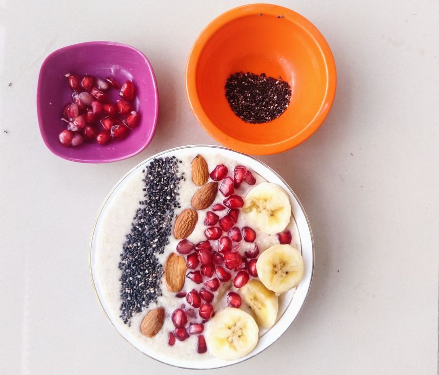Vegan Banana Pomegranate Smoothie Recipe