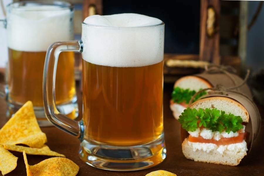 Homemade Hemp-Infused CBD Lager Beer