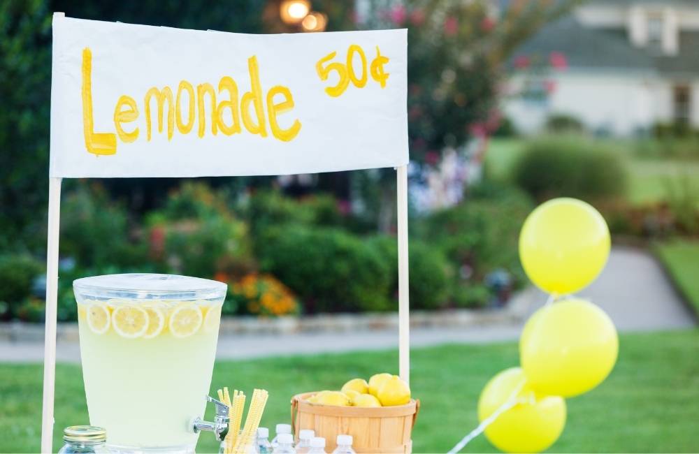clever lemonade stand names and ideas