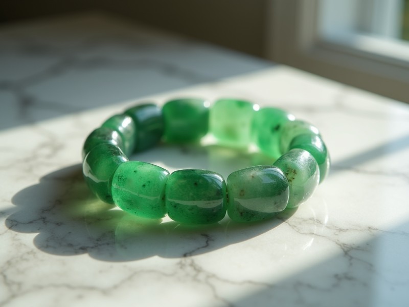a beautiful Jade bracelet