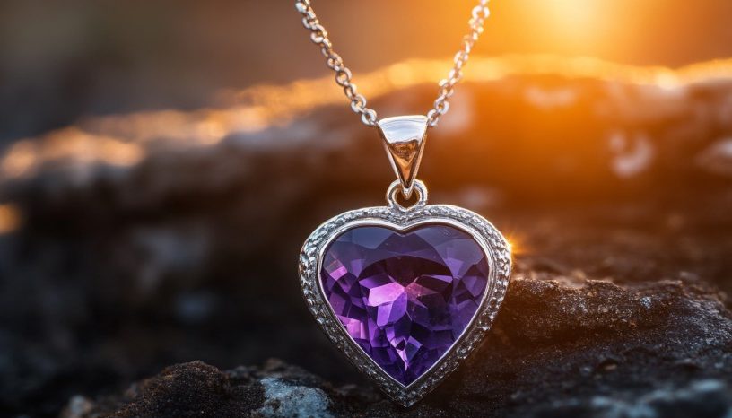 amethyst pendant for daily wear