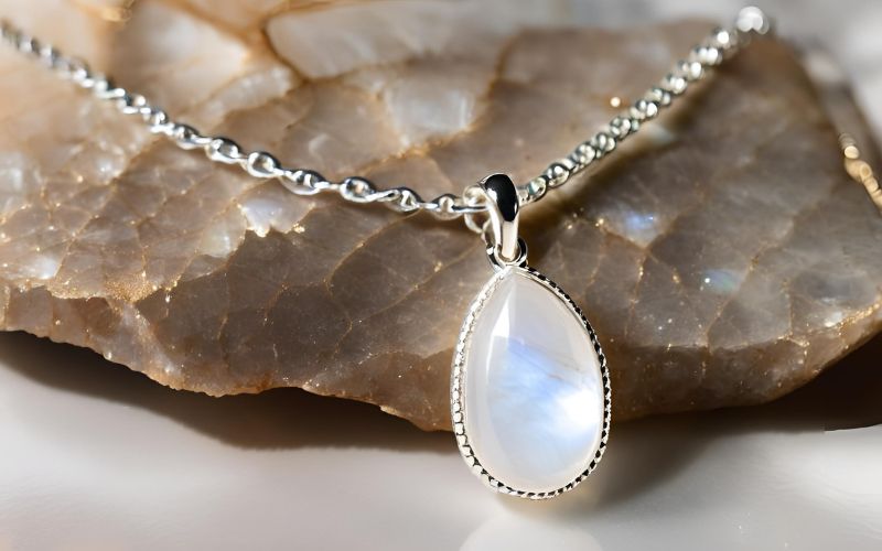 moonstone pendant - best crystals to wear daily